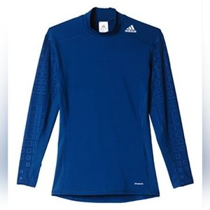 LG NWT Adidas Techfit Compression Top Teal Activewear